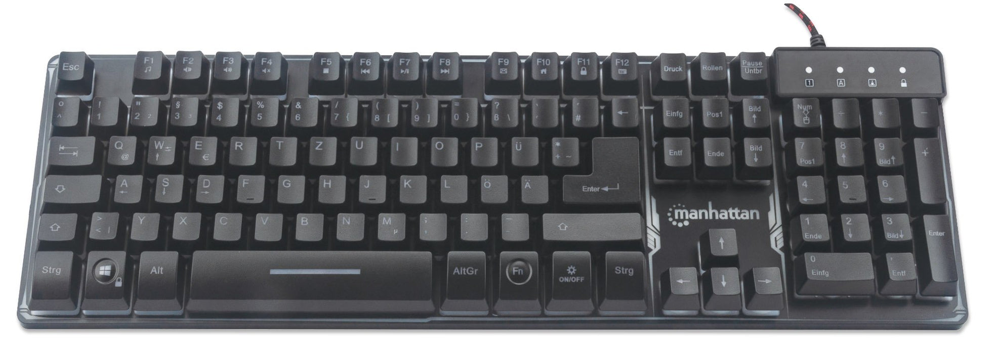 EAN 0766623178457 - Manhattan 178457 teclado Juego USB QWERTY Español Negro imagen 13