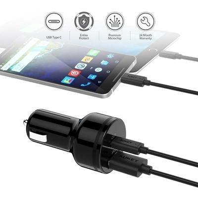 EAN 0601629298542 - AUKEY CC-Y7 cargador de dispositivo móvil Universal Negro Encendedor de cigarrillos Interior imagen 4