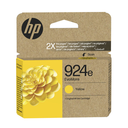 EAN 199764687494 - HP 924e EvoMore Yellow Original Ink Cartridge cartucho de tinta 1 pieza(s) Alto rendimiento (XL) Amarillo imagen 1
