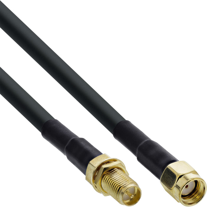 EAN 4043718076284 - InLine 40860 cable coaxial 0,3 m Negro imagen 1