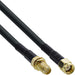 EAN 4043718076284 - InLine 40860 cable coaxial 0,3 m Negro imagen 1