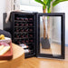 EAN 8435484001243 - Cecotec 00124 enfriador de vino Nevera de vino Independiente Negro 24 botella(s) imagen 5