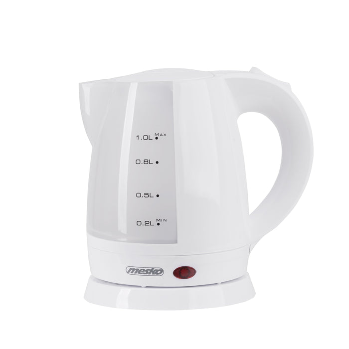 EAN 5902934831109 - Mesko Home MS 1276 tetera eléctrica 1 L 1600 W Blanco imagen 1