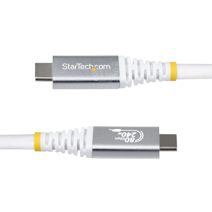 EAN 65030921527 - StarTech.com CC150CM80GUSB4CABLEW cable USB USB4 Gen 4x2 USB C imagen 3