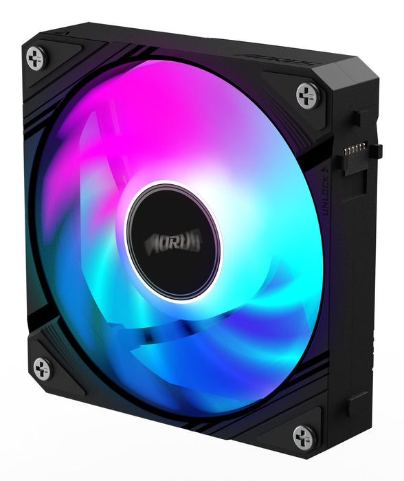 EAN 4719331555184 - GIGABYTE AORUS EZ CHAIN FAN 120 Placa base Ventilador 12 cm Negro 1 pieza(s) imagen 1