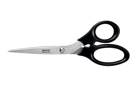 EAN 4002432138265 - Leitz 54250095 tijera de escritorio y manualidades Tijeras de oficina Corte recto Negro, Acero inoxidable imagen 1