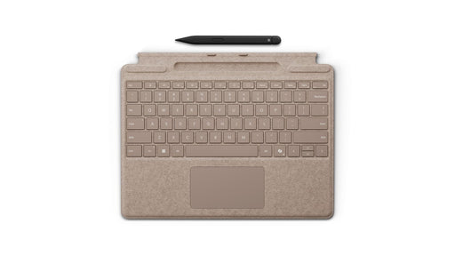 EAN 0196388338368 - Microsoft Surface Pro Keyboard with Slim Pen QWERTZ Alemán Microsoft Cover port Beige imagen 1