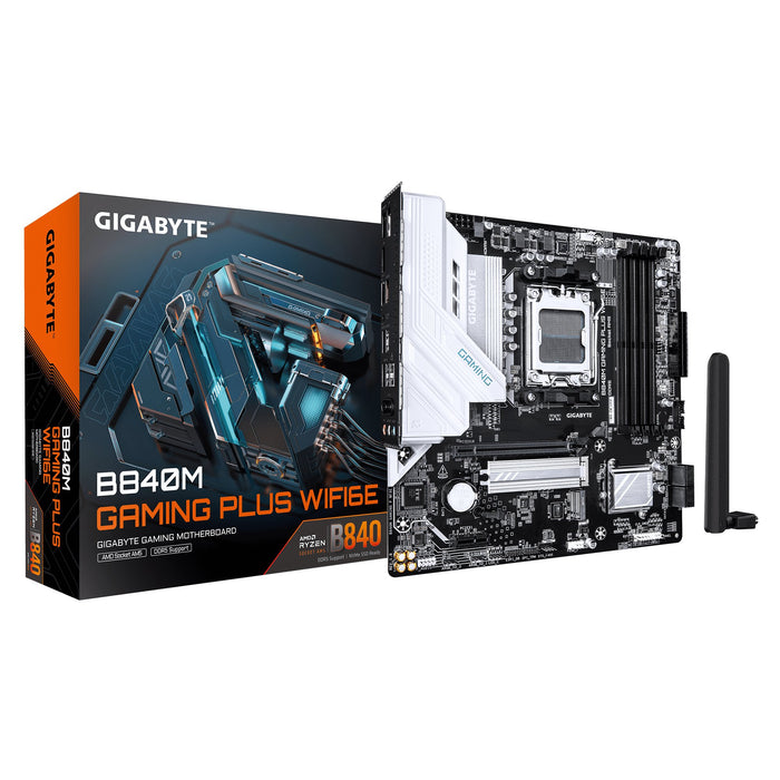 EAN 4719331879815 - GIGABYTE B840M GAMING PLUS WIFI6E AMD B840 Zócalo AM5 micro ATX imagen 1