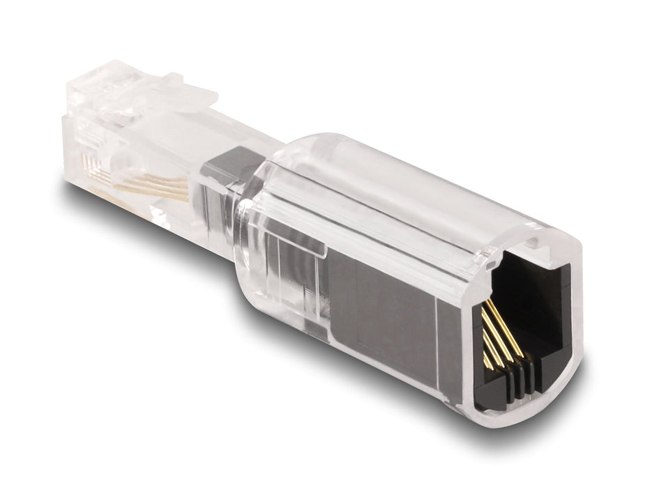 EAN 4043619881680 - DeLOCK 88168 cambiador de género para cable Negro, Transparente imagen 2