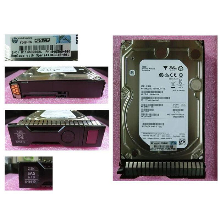 6tb Lff Sas Midline Hdd Sc 12gb/S, 7,200 Rpm, 3.5-Inch
