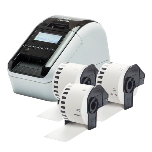 EAN 4977766827171 - Brother QL-820NWBCVM impresora de etiquetas Térmica directa Color 300 x 600 DPI 176 mm/s Inalámbrico y al imagen 2