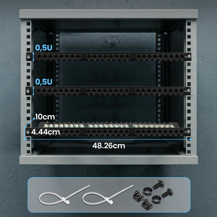 EAN 5902560369663 - Extralink EX.9663 panel de parcheo 0.5U imagen 9