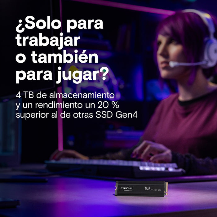 EAN 0649528944771 - Crucial P310 2 TB M.2 PCI Express 4.0 NVMe imagen 3