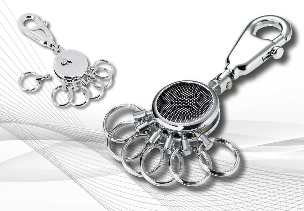 EAN 4024023480225 - TROIKA BLACK VISION Llavero de anilla Negro, Plata imagen 3