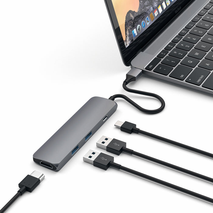 EAN 879961006600 - Satechi ST-CMAM base para portátil y replicador de puertos USB 3.2 Gen 1 (3.1 Gen 1) Type-C Gris imagen 4
