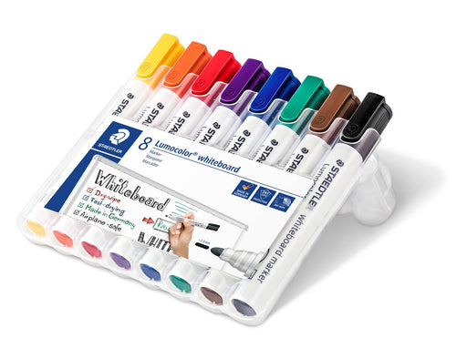 EAN 4007817186244 - Staedtler Lumocolor 351 WP8 marcador permanente Punta redonda Negro, Azul, Marrón, Verde, Naranja, Rojo,  imagen 1