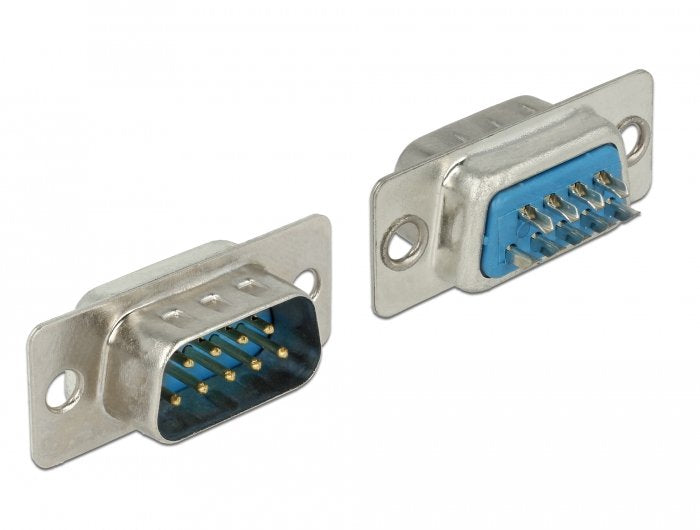 EAN 4043619658817 - DeLOCK 65881 conector Sub-D 9 pin Azul, Plata imagen 1