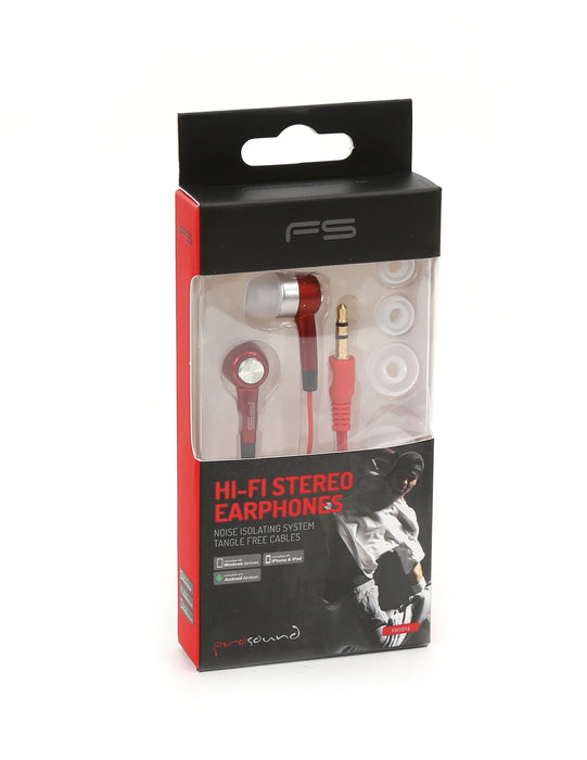 EAN 5907595422802 - Freestyle FH1016R auricular y casco Auriculares Alámbrico Dentro de oído Llamadas/Música Rojo imagen 3