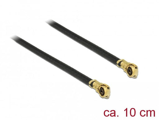 EAN 4043619896424 - DeLOCK 89642 cable coaxial 1.13 0,1 m MHF IV/ HSC MXHP32 Negro, Oro imagen 1