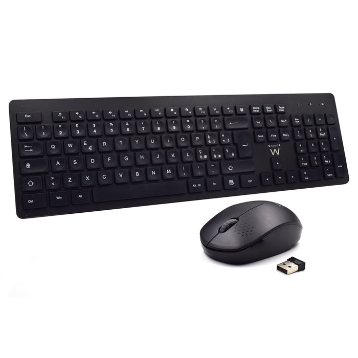 EAN 8054392616839 - Ewent EW3255 teclado Ratón incluido Universal QWERTY Italiano Negro imagen 1
