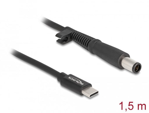 EAN 4043619879724 - DeLOCK 87972 cable de transmisión Negro 1,5 m USB C 7.4 x 5 mm imagen 2