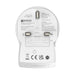 EAN 4047443553751 - Hama EU to UK adaptador de enchufe eléctrico Tipo G (RU) Tipo C (Euroconcexión) + Tipo F Blanco imagen 5
