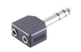 EAN 5705965854754 - Microconnect AUDANS cambiador de género para cable 6.35mm 2 x 3.5mm Negro imagen 1