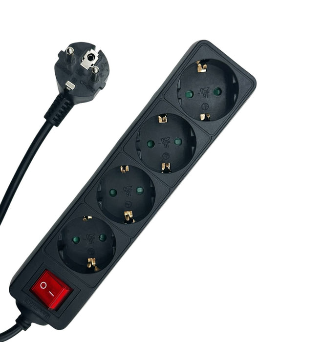 EAN 5715063307359 - Microconnect MC-GRU0045BS base múltiple 5 m 4 salidas AC Interior Negro imagen 2