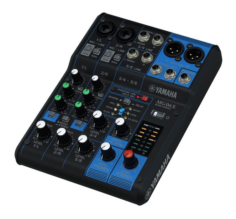 EAN 4957812542722 - Yamaha MG06X mezclador DJ 6 canales Negro imagen 2