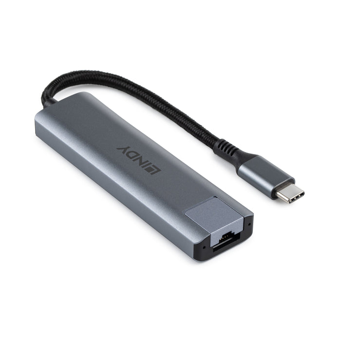 EAN 4002888434225 - Lindy 43422 hub de interfaz USB 3.2 Gen 2 (3.1 Gen 2) Type-C 10000 Mbit/s Gris imagen 5