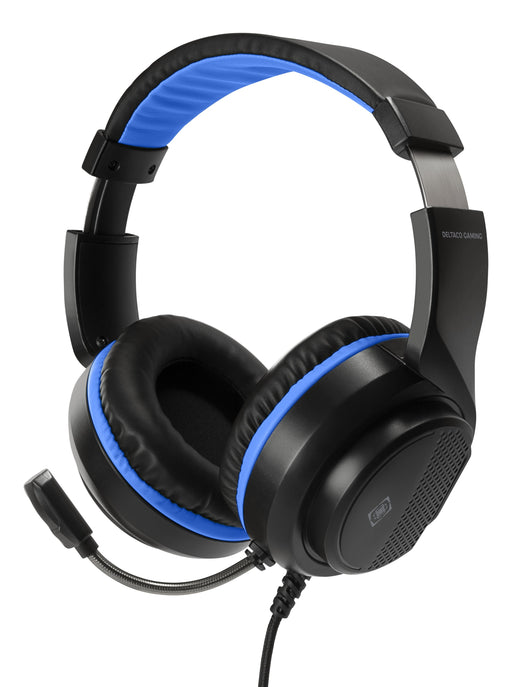 EAN 7333048051400 - Deltaco Gaming GAM-127 auricular y casco Auriculares Alámbrico Diadema Juego Negro imagen 1