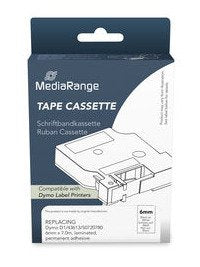 EAN 4260664877004 - MediaRange MRDY43613 cinta para impresora de etiquetas Negro sobre blanco D1 imagen 2