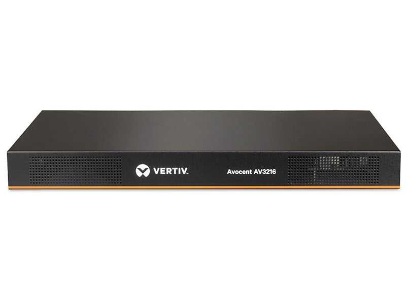 EAN 0636430080314 - Vertiv Avocent AV 3216 interruptor KVM Montaje en rack Negro imagen 1