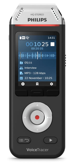 EAN 0855971006434 - Philips Voice Tracer DVT2110/00 dictáfono Tarjeta flash Negro, Cromo imagen 7