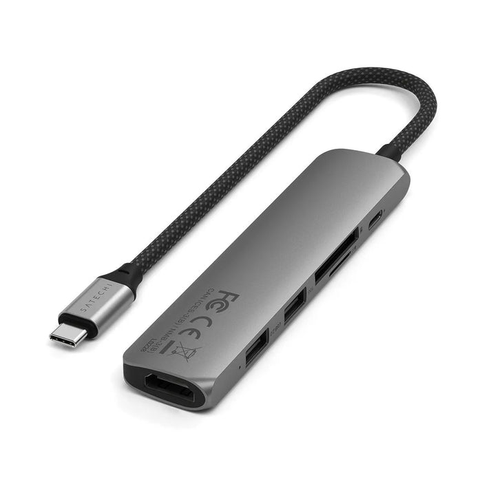 EAN 810086361755 - Satechi ST-P6SM hub de interfaz USB Tipo C 10000 Mbit/s Gris imagen 5
