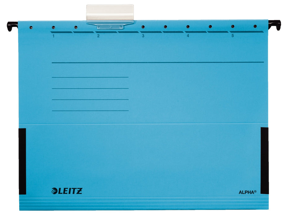 EAN 4002432332281 - Leitz Alpha archivador colgante Cartón, Metal A4 Azul 5 pieza(s) imagen 1