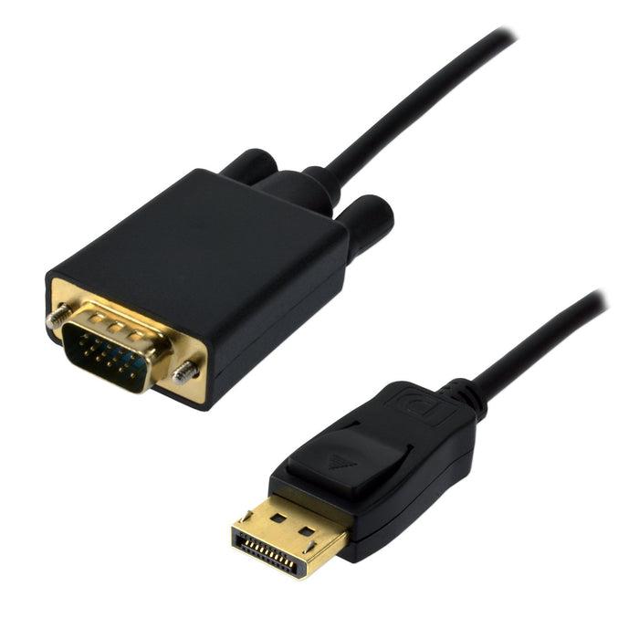 EAN 3700224758974 - MCL MC294-1.5M adaptador de cable de vídeo 1,5 m DisplayPort VGA (D-Sub) Negro imagen 1