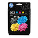 EAN 0195122352202 - HP 953 4-Pack CMYK(4) Original Ink Cartridge Combo cartucho de tinta 4 pieza(s) Rendimiento estándar Negr imagen 1