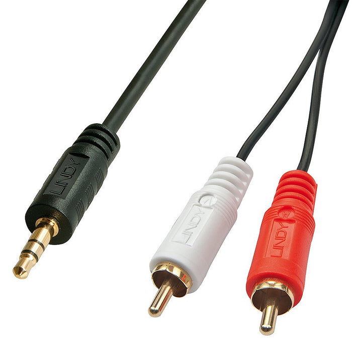 EAN 4002888356879 - Lindy 35687 cable de audio 20 m 2 x RCA 3,5mm Negro imagen 1