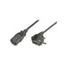 EAN 5420016832825 - LOGON TC005NC Negro 0,5 m C13 acoplador CEE7/5 imagen 1