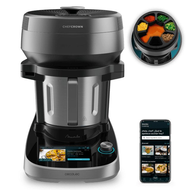 EAN 8435484047012 - Cecotec Mambo CooKing Unique 2200 W 4,5 L Negro imagen 3