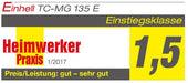 EAN 4006825585315 - Einhell TC-MG 135 E Negro, Rojo 135 W 35000 OPM imagen 6