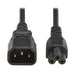 EAN 0037332280992 - Eaton P014-02M-EU cable de transmisión Negro 2 m IEC C14 IEC C5 imagen 1