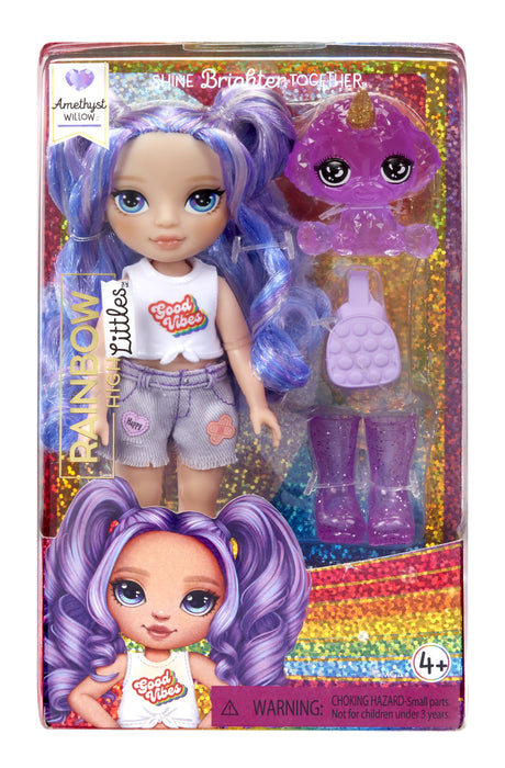EAN 0035051531234 - Rainbow High Littles Dolls- Amethyst (Purple) imagen 8
