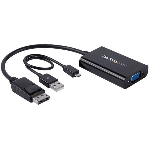 EAN 0065030861557 - StarTech.com DP2VGAA adaptador de cable de vídeo 0,184 m Negro imagen 2