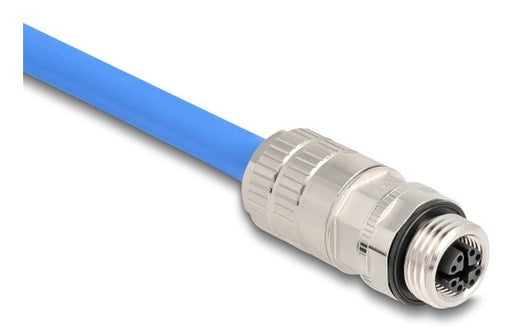 EAN 4043619860562 - DeLOCK 86056 conector M12 Negro, Acero inoxidable imagen 2