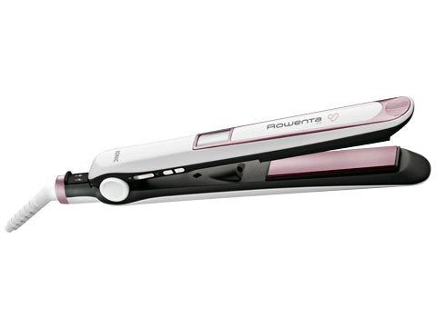 EAN 3121040060131 - Rowenta SF7460 Utensilio de peinado Plancha de pelo Caliente Rosa, Blanco 1,8 m imagen 1