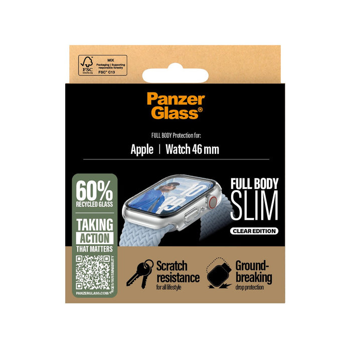 EAN 5715685003639 - PanzerGlass ® Case Full Body Slim Transparent Apple Watch Series 11 | 10 | 46mm Protector de pantalla 1 p imagen 3