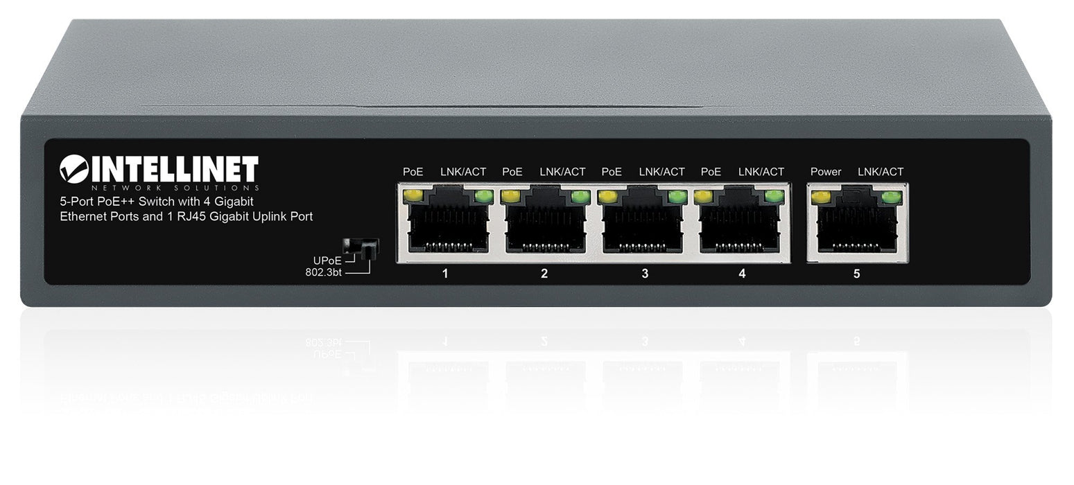 EAN 0766623562010 - Intellinet 562010 switch No administrado Gigabit Ethernet (10/100/1000) Energía sobre Ethernet (PoE) Negr imagen 5