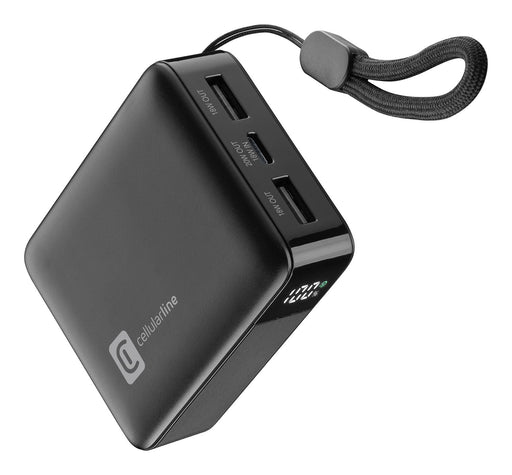 EAN 8018080509445 - Cellularline PBTELDISPL10000K batería externa 10000 mAh Negro imagen 1